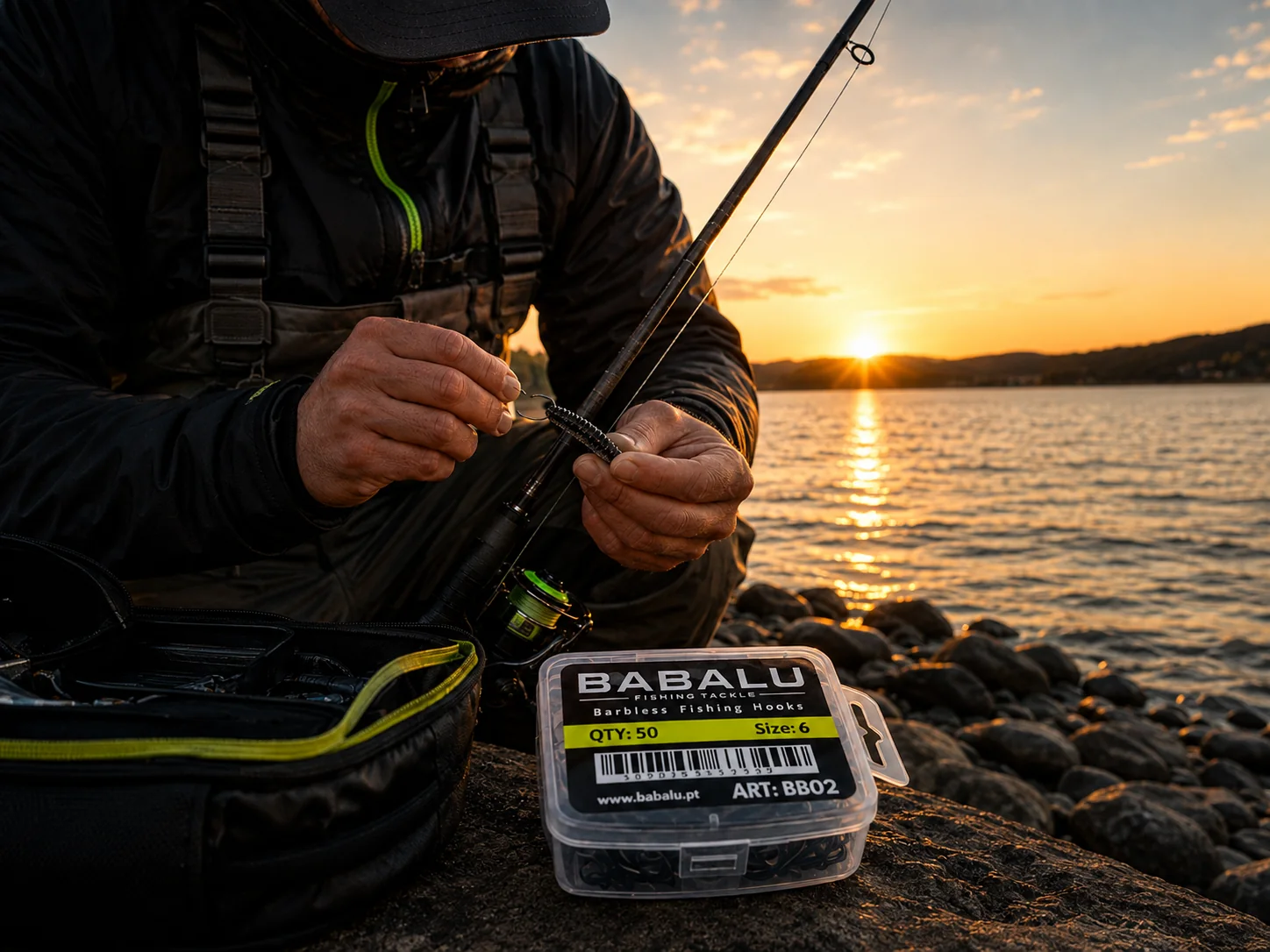 BABALU fishing use case at sunset